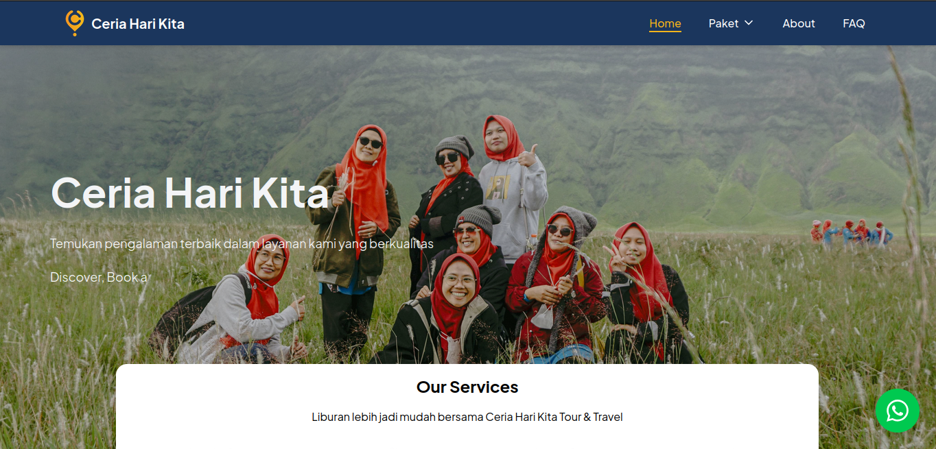 Ceria Hari Kita Landing Page image 1